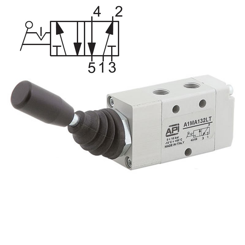 A.P.I. Ručně ovládaný ventil A1MA151LT