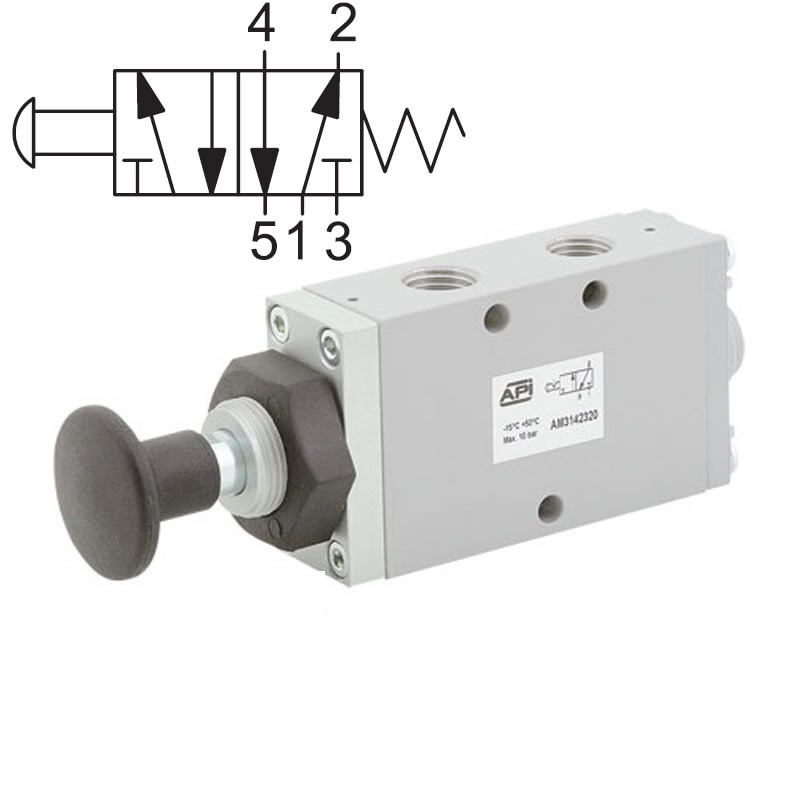 A.P.I. Ručně ovládaný ventil A1MA150TT