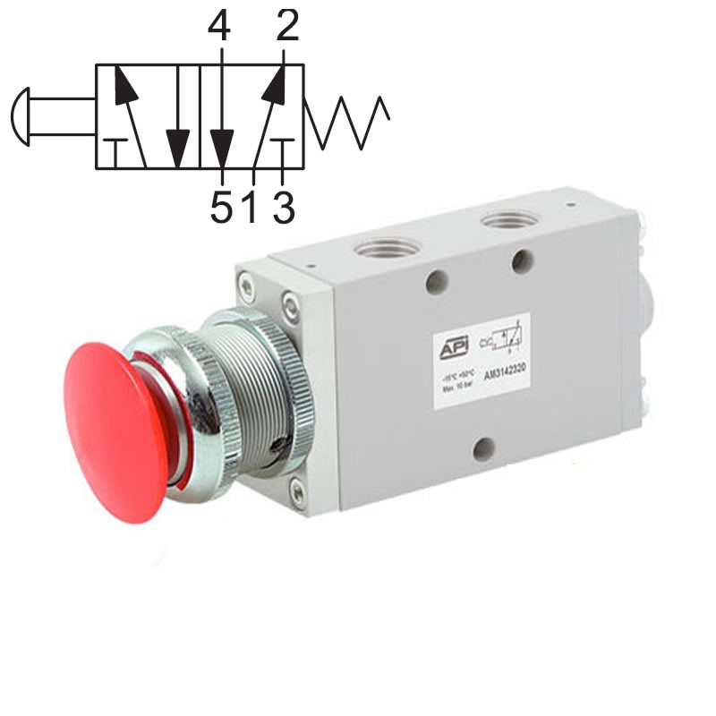 A.P.I. Ručně ovládaný ventil A1MA150FR