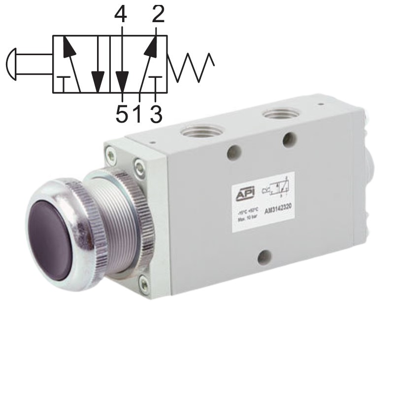 A.P.I. Ručně ovládaný ventil A1MA150BV