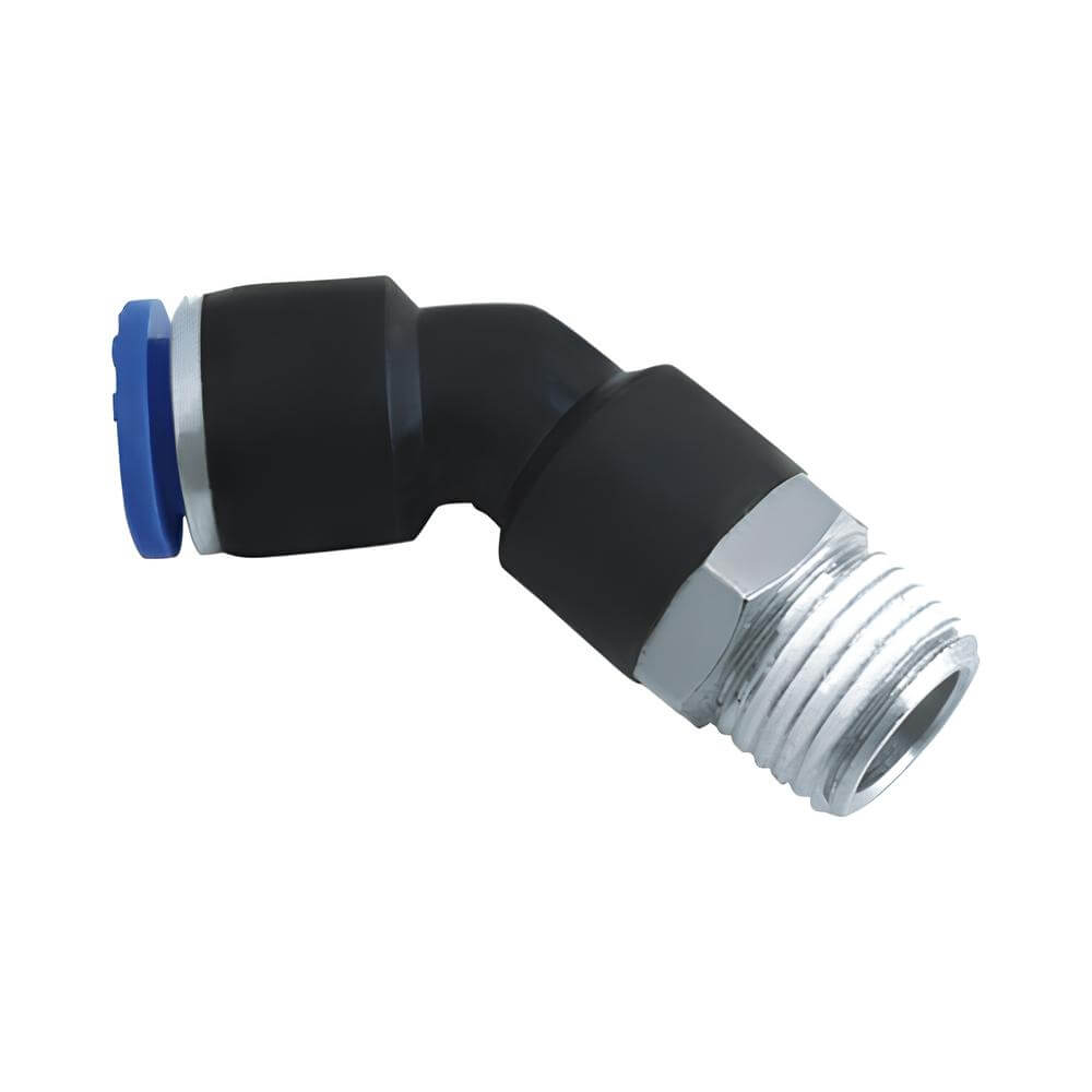 Levně Pneumatics & Hydraulics L-spojka úhel 45° - 6 - M5
