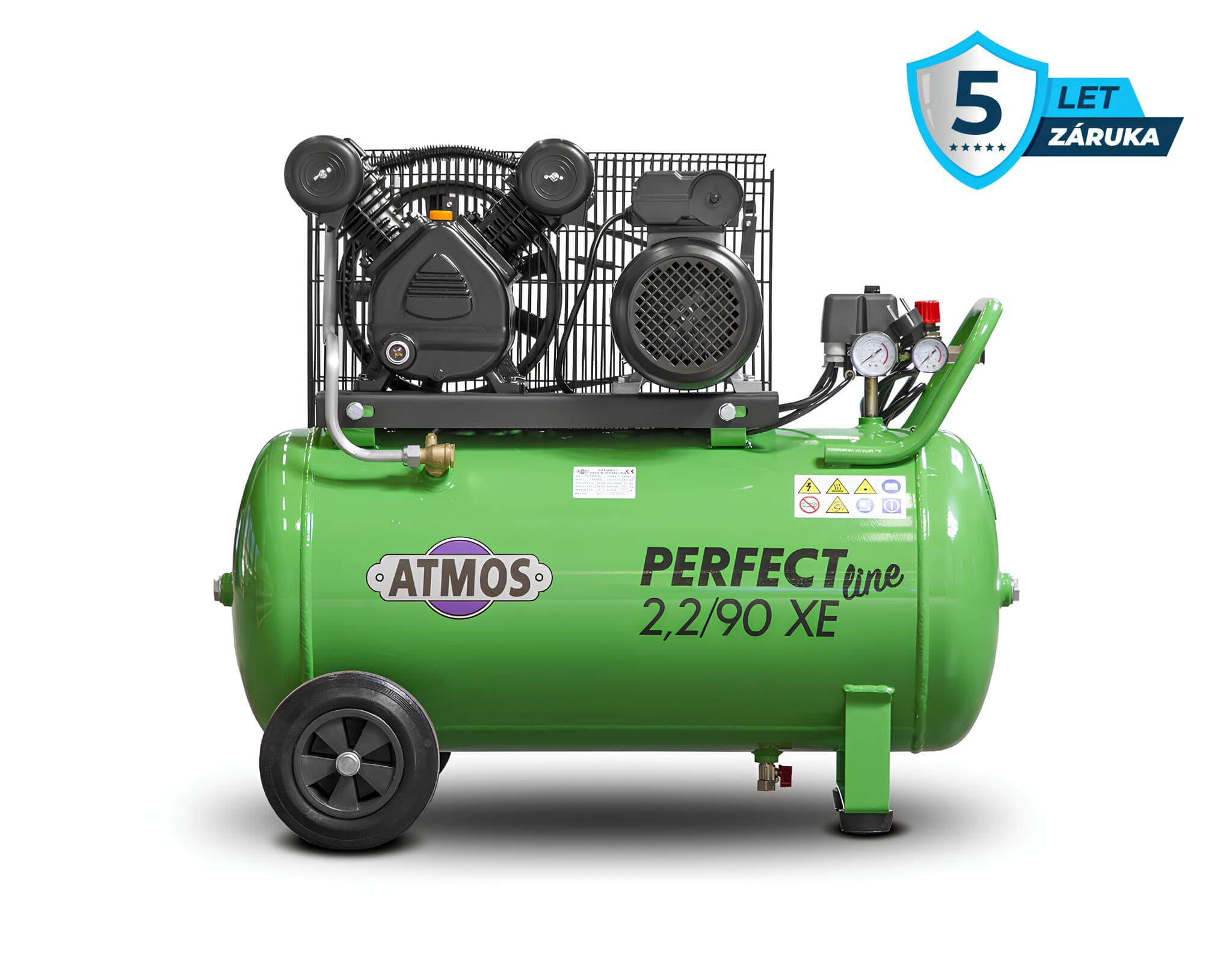 Atmos Pístový kompresor Perfect Line 2,2 kW - 90l + prodloužená záruka