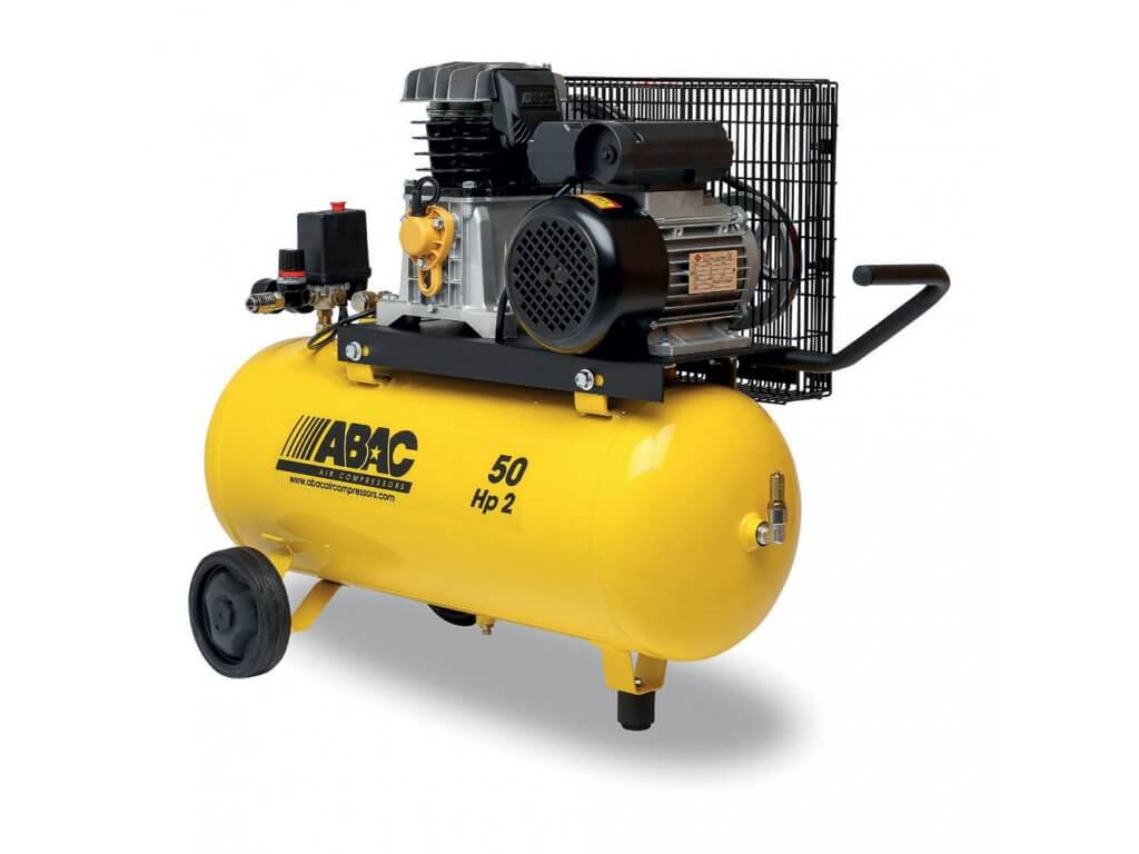 ABAC Olejový kompresor B26-1,5-50CM příkon 1,5 kW, sací výkon 210 l/min, tlak 10 bar, vzdušník 50 l, napětí 230/50 V/Hz