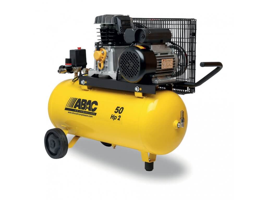 ABAC kompresory Olejový kompresor B26-1,5-50CM příkon 1,5 kW, sací výkon 210 l/min, tlak 10 bar, vzdušník 50 l, napětí 230/50 V/Hz