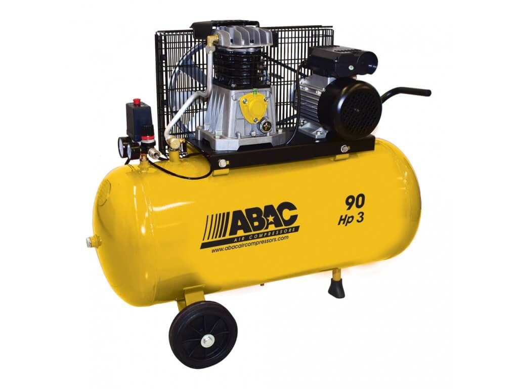 ABAC Olejový kompresor BA29B-2,2-90CM příkon 1,5 kW, sací výkon 255 l/min, tlak 10 bar, vzdušník 90 l, napětí 230/50 V/Hz