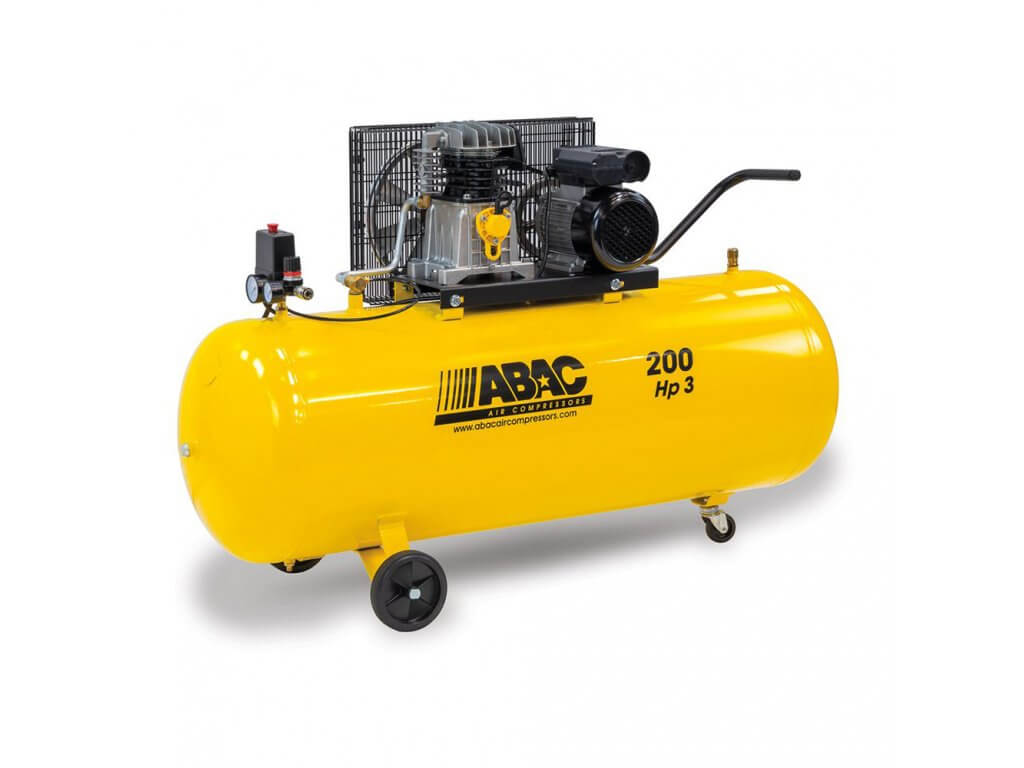 ABAC Olejový kompresor BA29B-2,2-200CM příkon 2,2 kW, sání 320 l/min, tlak 10 bar, vzdušník 200 l, nap. 230/50 V/Hz