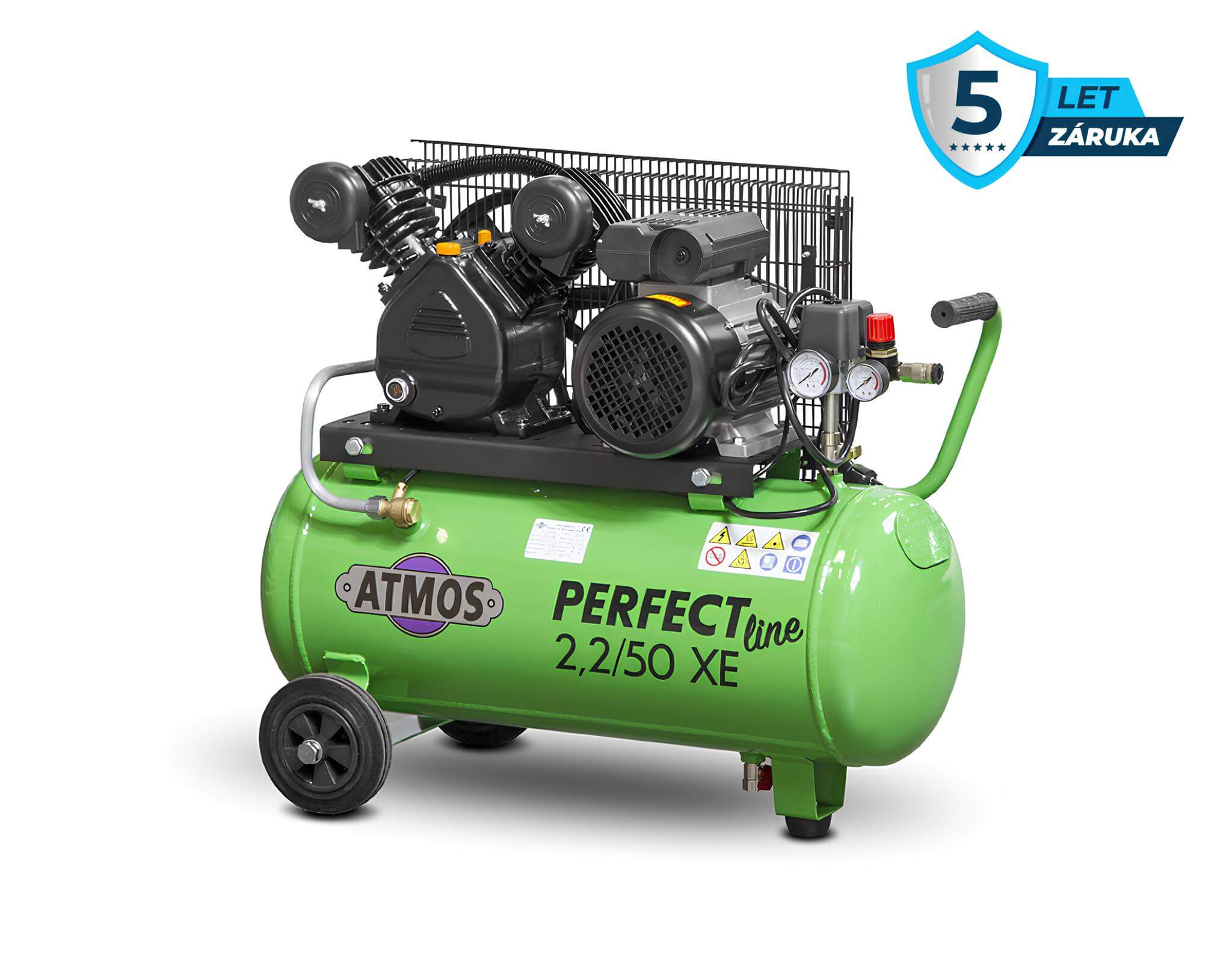 Atmos Pístový kompresor Perfect Line 2,2 kW - 50l XE + prodloužená záruka