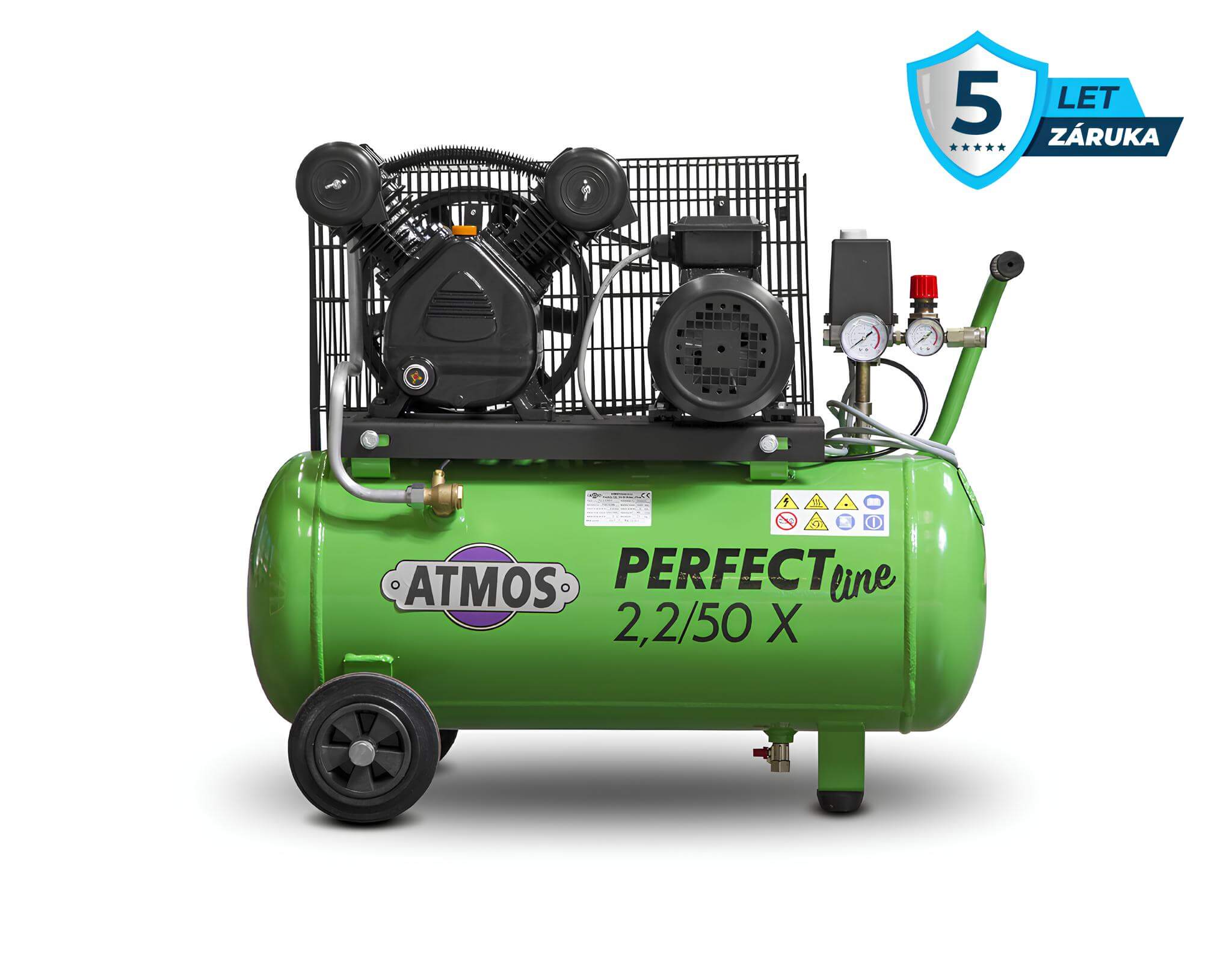 Atmos Pístový kompresor Perfect Line 2,2 kW - 50l X + prodloužená záruka