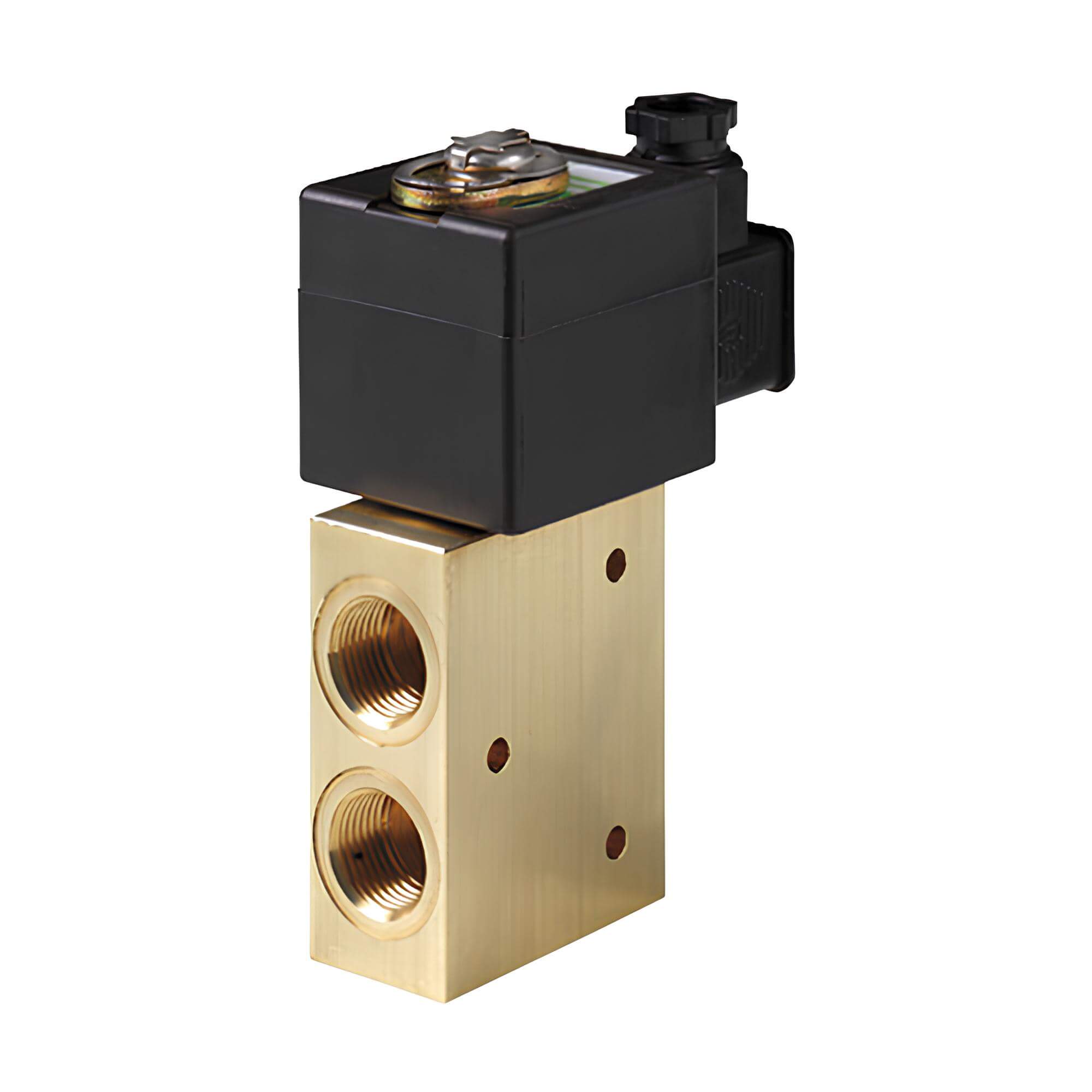 API Solenoidový ventil mosazný 3/2U - G327U-12 Cívka: 24 V DC