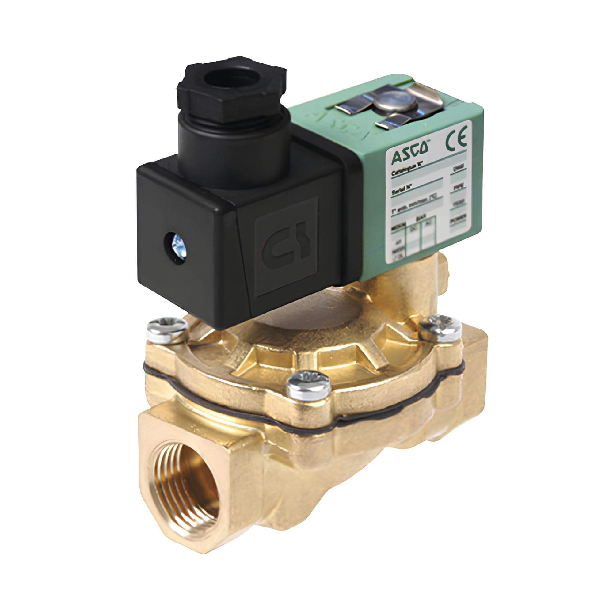 A.P.I. Solenoidový ventil 2/2 NC - E238-12A Cívka: 24V DC