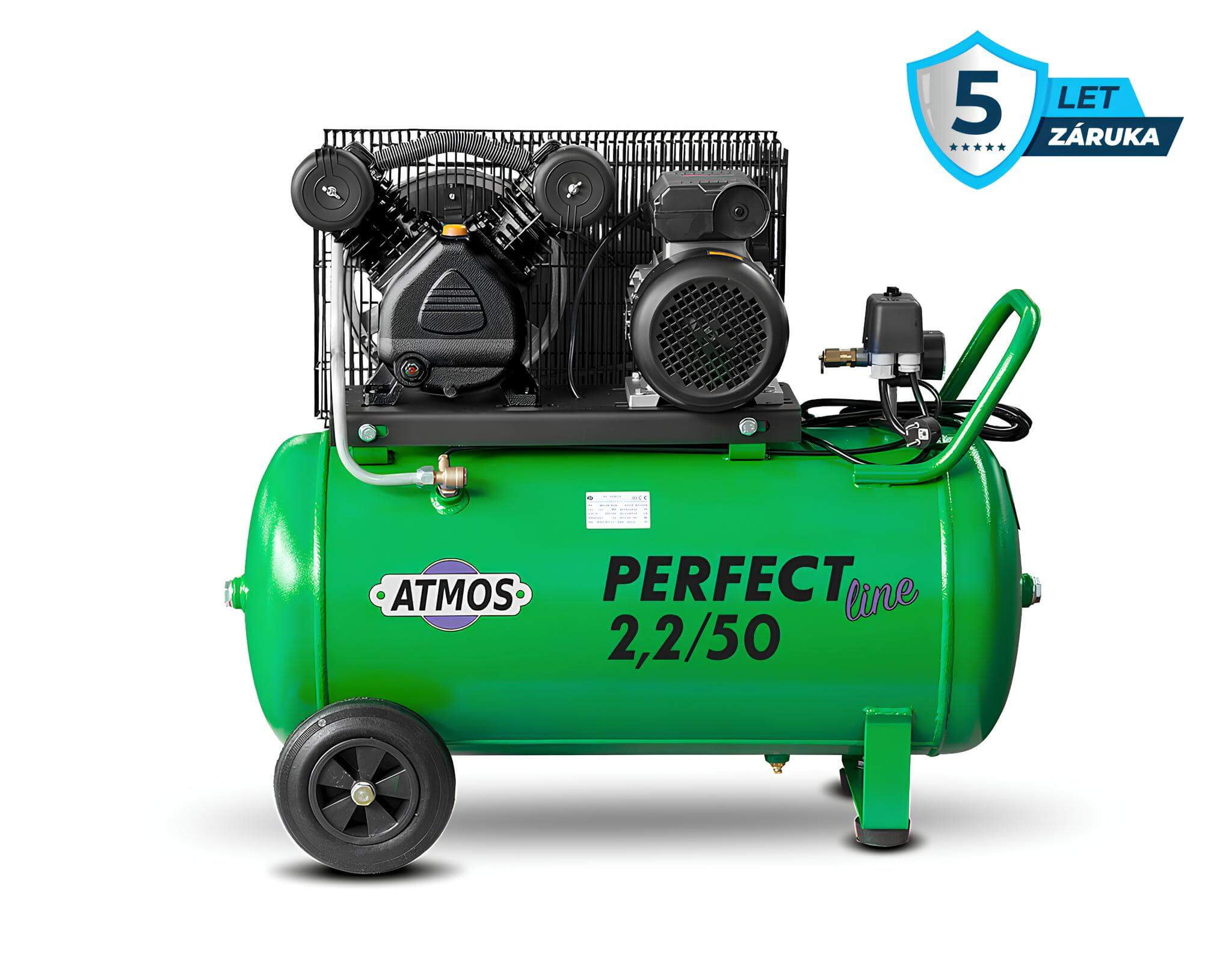 Atmos Pístový kompresor Perfect Line 2,2 kW - 50l + prodloužená záruka