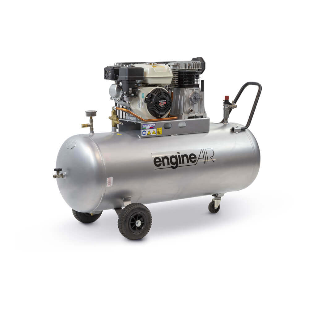 ABAC Benzínový kompresor Engine Air EA5-3,5-200CP příkon 3,5 kW, sací výkon 411 l/min, tlak 10 bar, vzdušník 200 l
