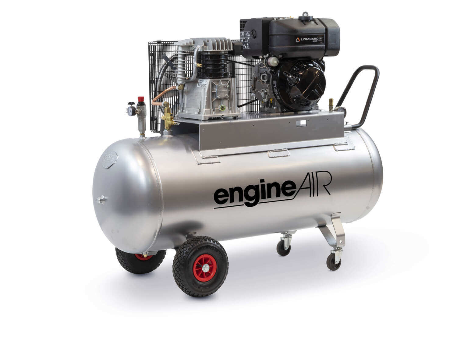 ABAC kompresory Diesel kompresor Engine Air EA7-5,2-270CD příkon 5,2 kW, sací výkon 541 l/min, tlak 10 bar, vzdušník 270 l
