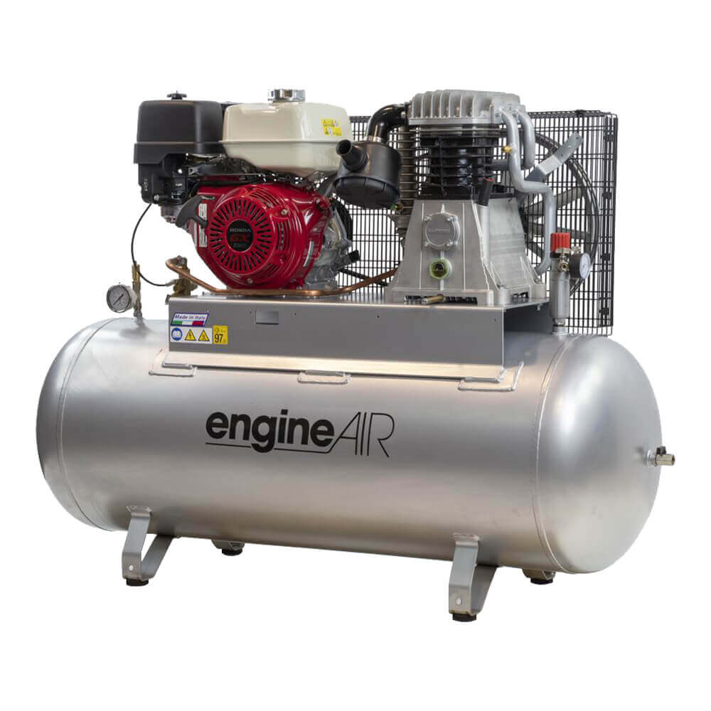 ABAC kompresory Benzínový kompresor Engine Air EA12-8,7-270FP příkon 8,7 kW, sací výkon 676 l/min, tlak 10 bar, vzdušník 270 l