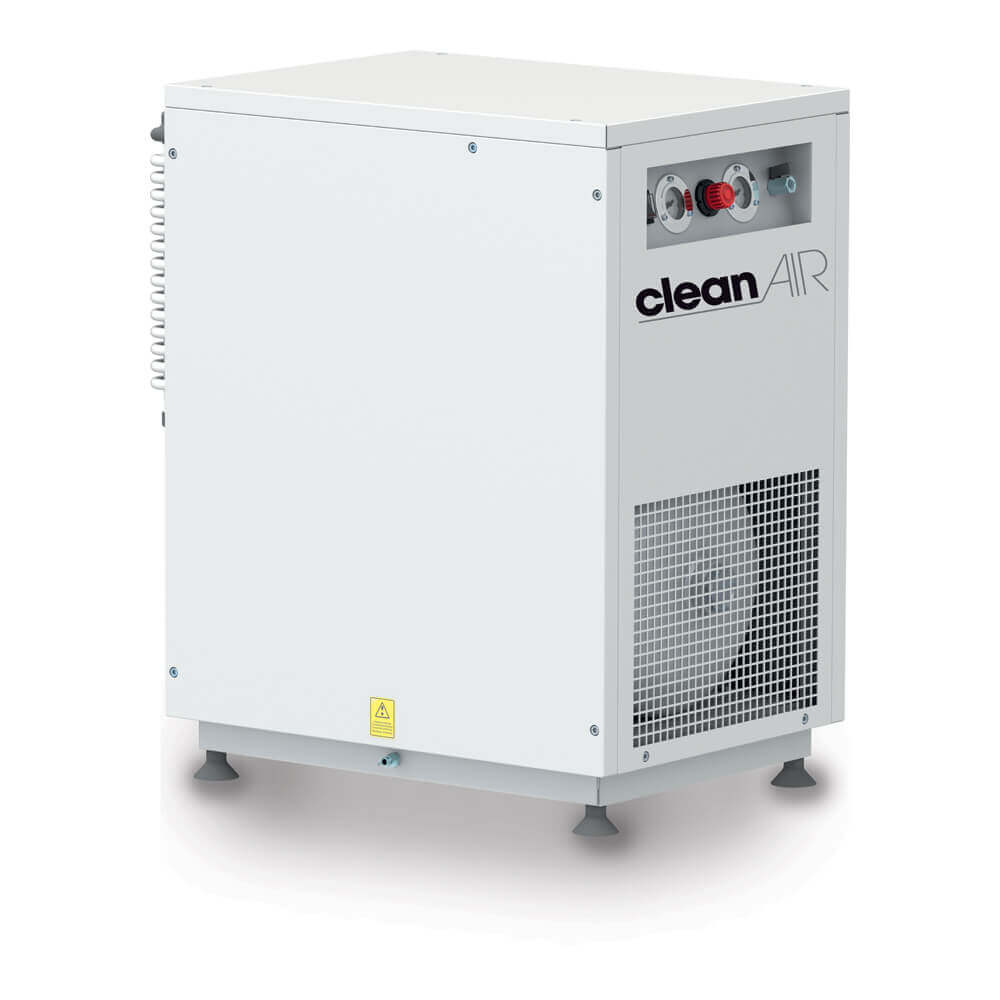 ABAC Dentální kompresor Clean Air CLR-1,1-30MS příkon 1,1 kW, sací výkon 240 l/min, tlak 8 bar, vzdušník 30 l, napětí 230/50 V/Hz