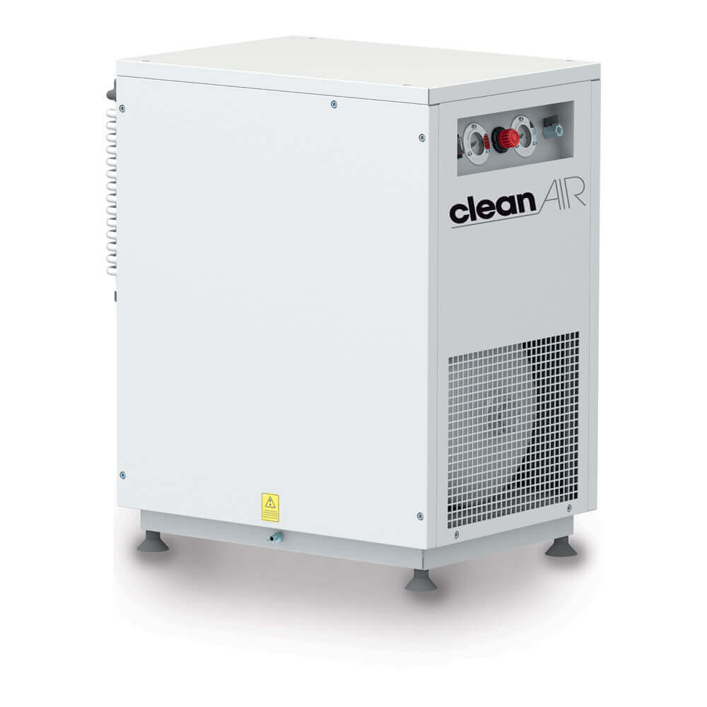 ABAC kompresory Dentální kompresor Clean Air CLR-1,1-30MS příkon 1,1 kW, sací výkon 240 l/min, tlak 8 bar, vzdušník 30 l, napětí 230/50 V/Hz