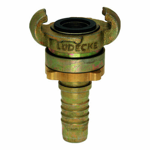 Lüdecke Bajonetová spojka s trnem na hadici 19 mm pro hydraulické zalisování pomocí prstýnků SSG
