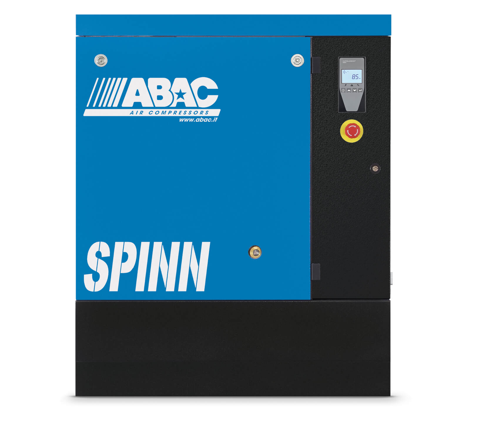 Einzelaggregat ABAC SPINN Maxi, Frontansicht der Haube 850 × 720 mm
