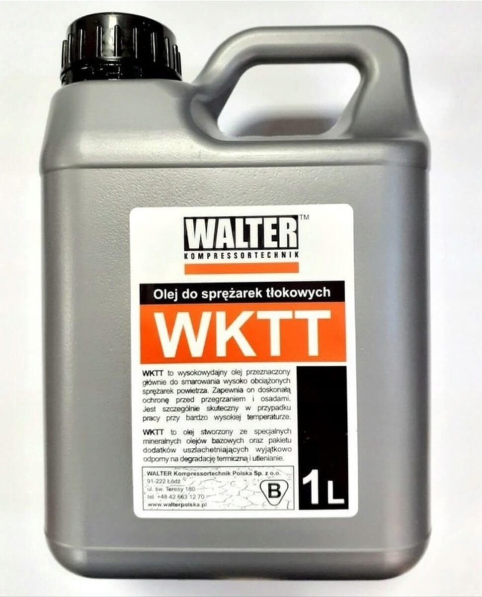 Olej pro pístové kompresory WALTER WKTT - 1 l