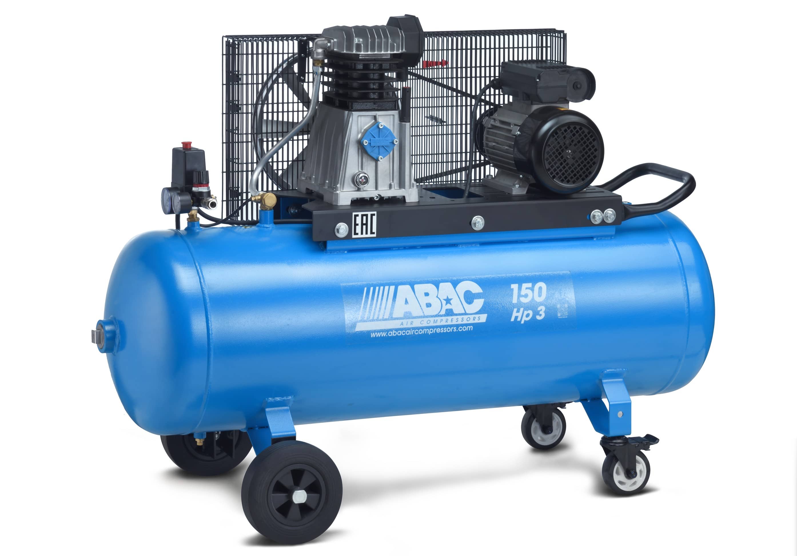 ABAC Kompresor Pro Line A39X-2,2-150CT příkon 2,2 kW, sací výkon 393 l/min, tlak 10 bar, vzdušník 150 l, napětí 400/50 V/Hz