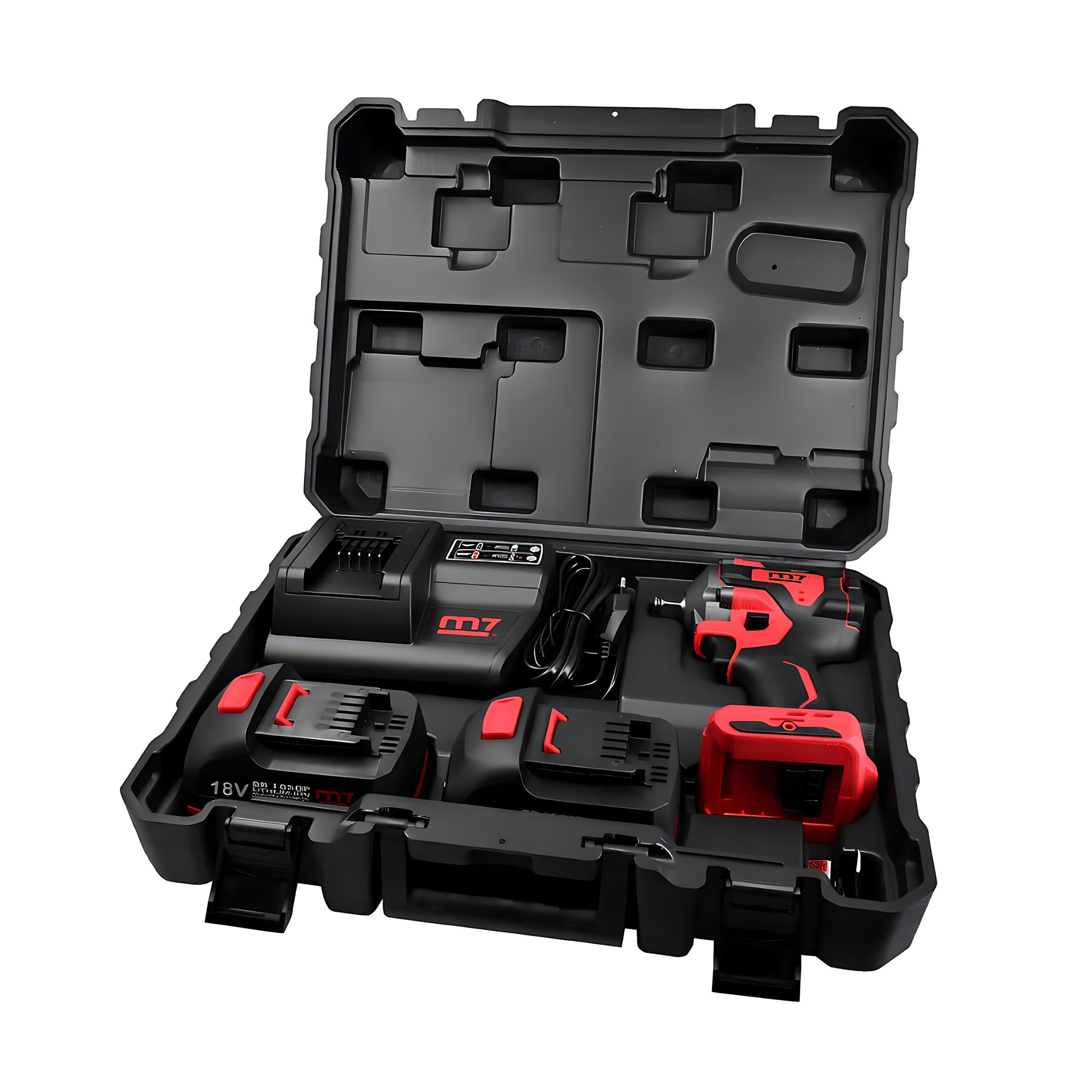 Mighty Seven M7 SET Aku rázový utahovák DW-404A - 1/2"