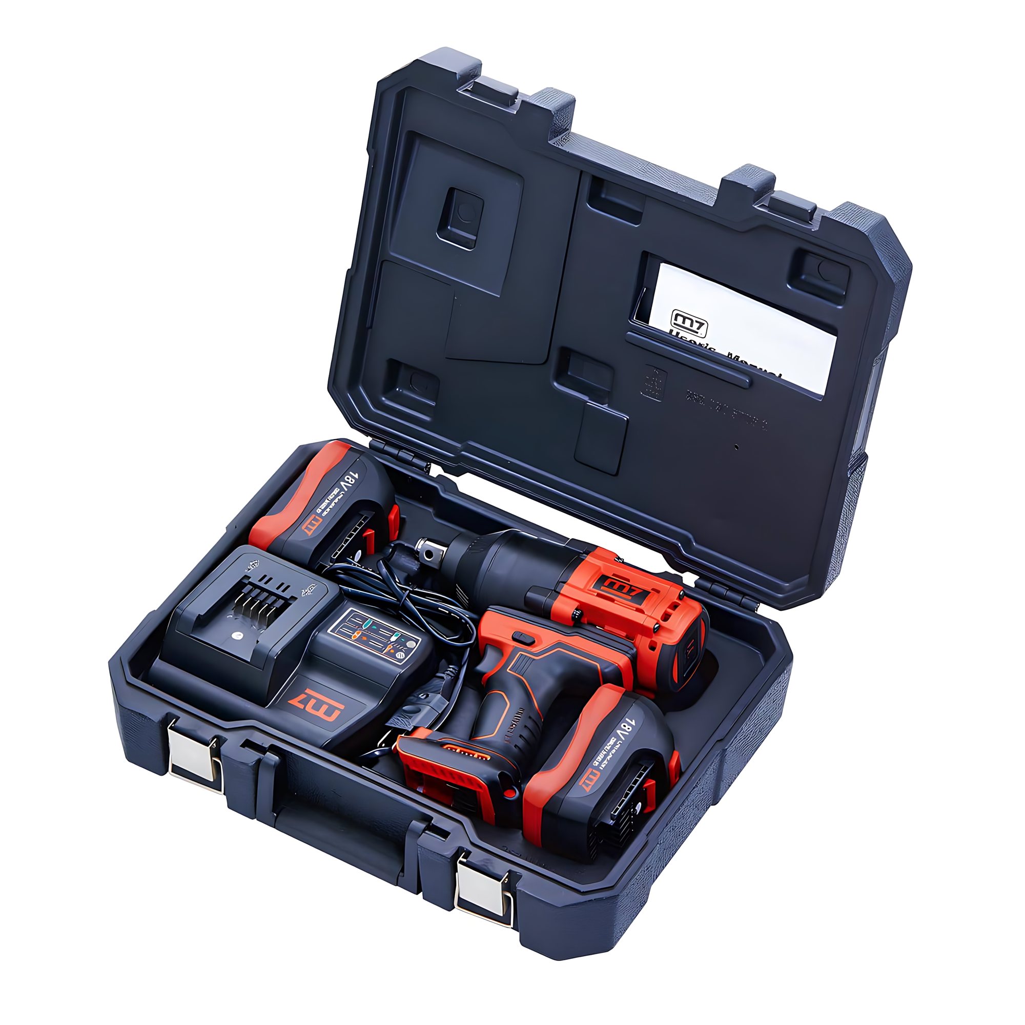 Mighty Seven M7 SET Aku rázový utahovák DW-402A - 1/2"