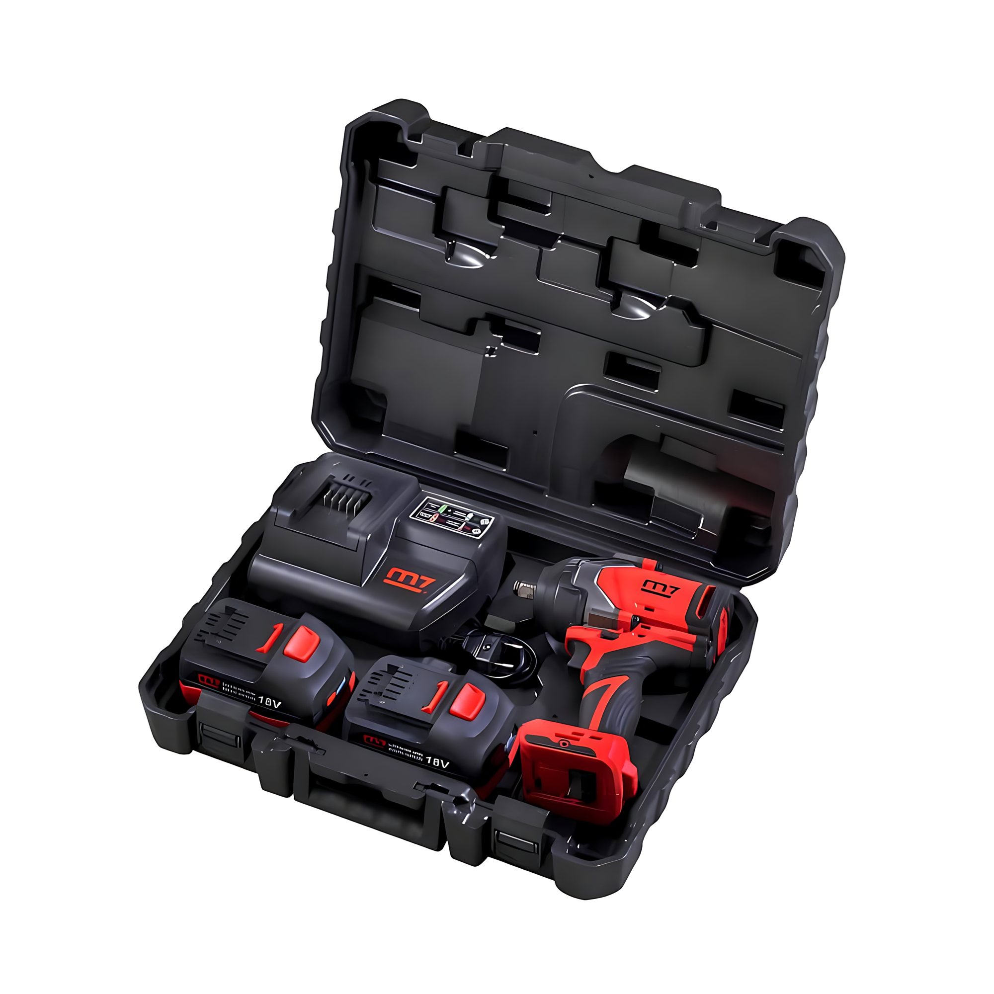 Mighty Seven M7 SET Aku rázový utahovák DW-406A - 1/2"