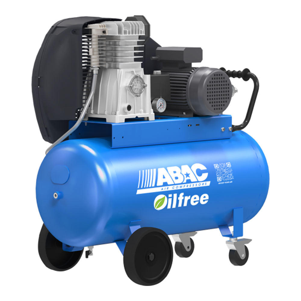 ABAC kompresory Kompresor Expert Zero A29B0P-2,2-90CT příkon 2,2 kW, sací výkon 320 l/min, tlak 10 bar, vzdušník 90 l, napětí 400/50 V/Hz