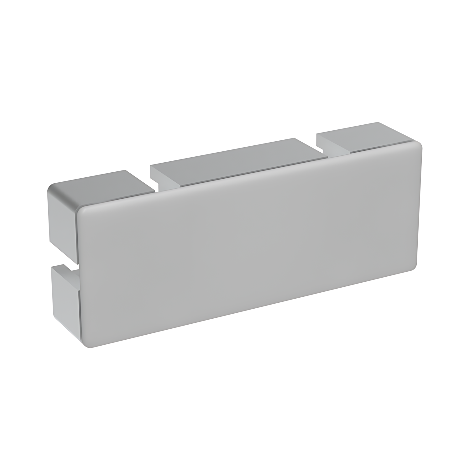 Levně Alusic Záslepka profilu AC 45-8, 45x120, šedá