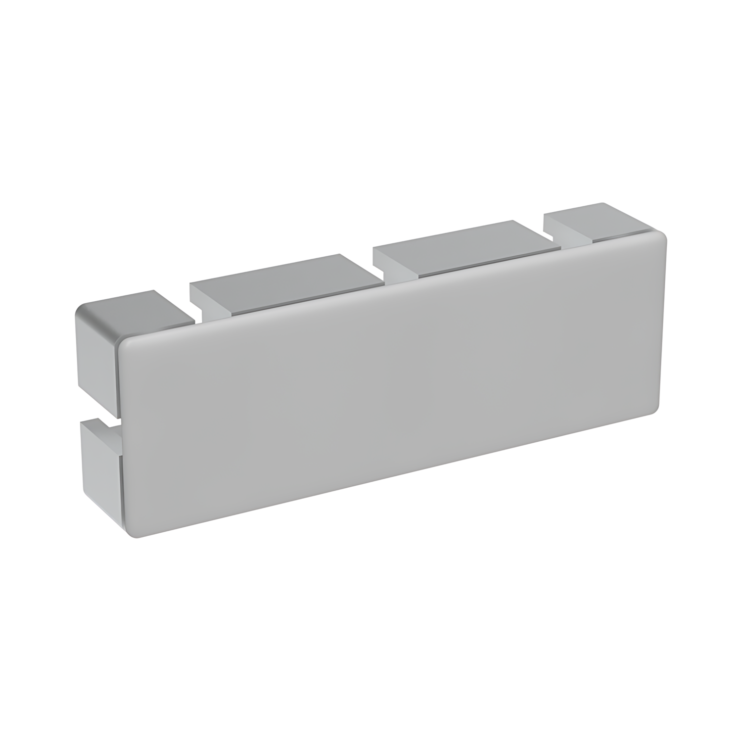 Levně Alusic Záslepka profilu AC 45-8, 45x135, šedá
