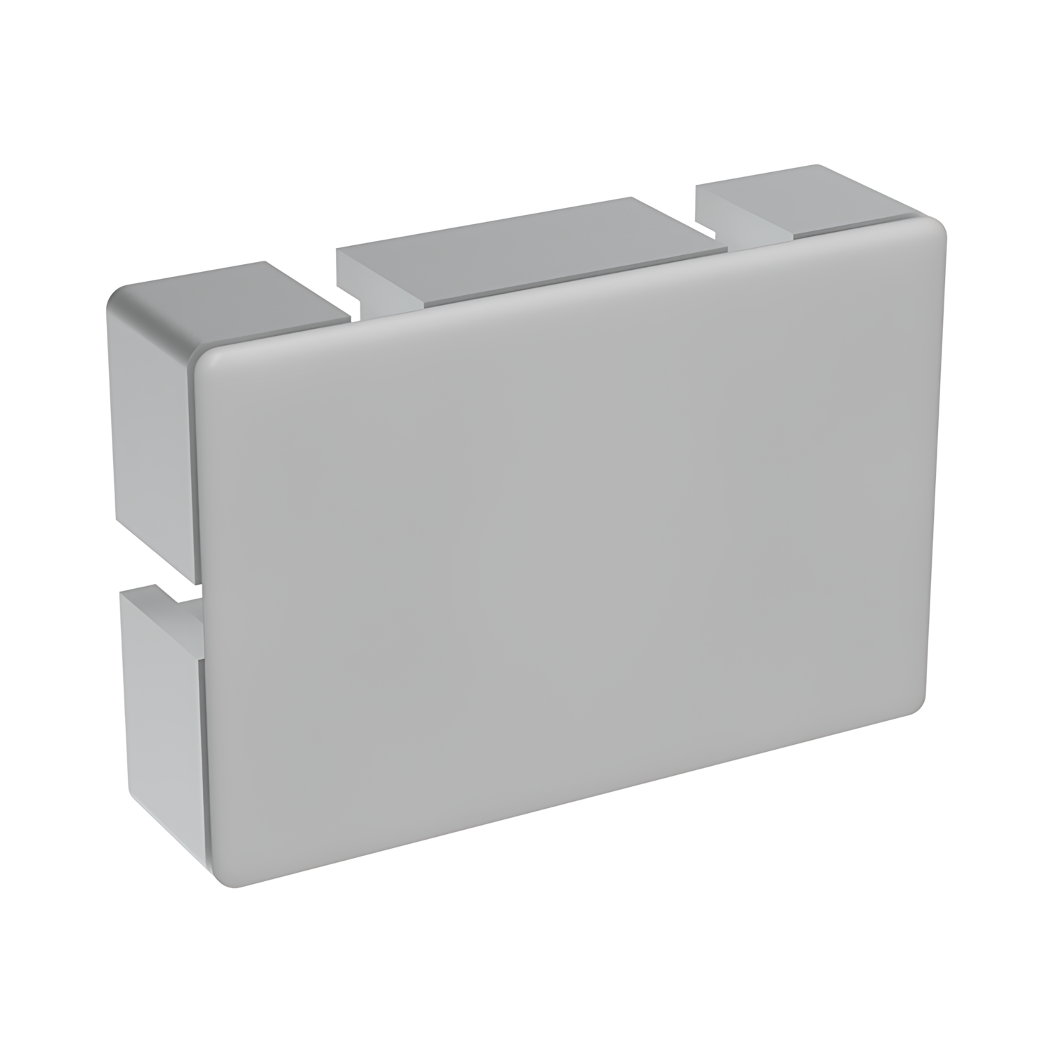 Levně Alusic Záslepka profilu AC 45-8, 60x90, šedá