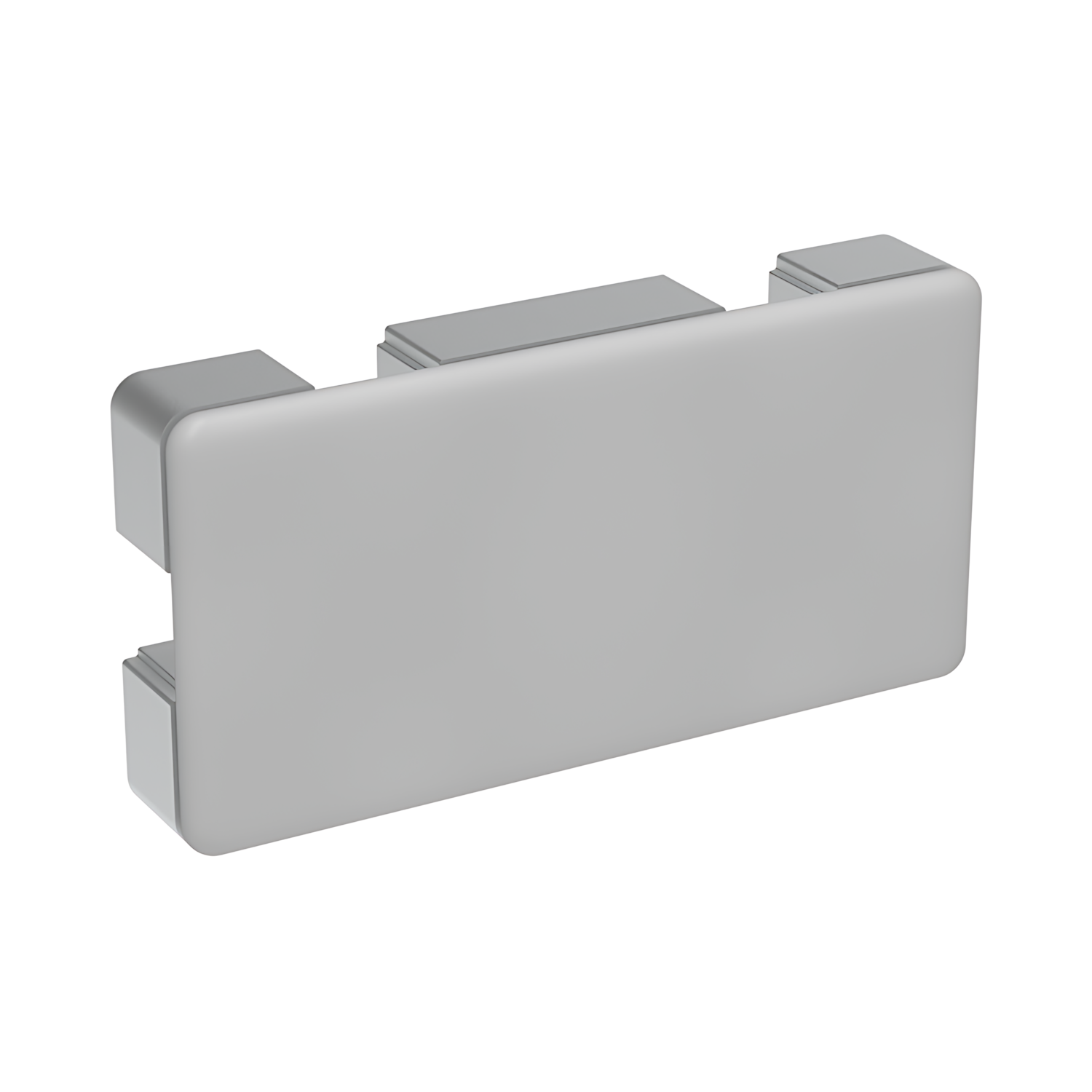 Levně Alusic Záslepka profilu BH 40-10, 40x80, šedá