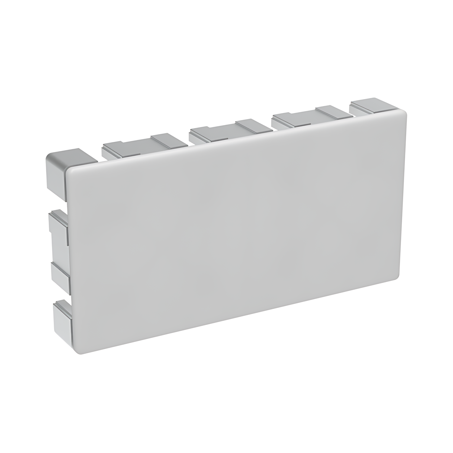 Levně Alusic Záslepka profilu BH 45-10, 90x180, šedá
