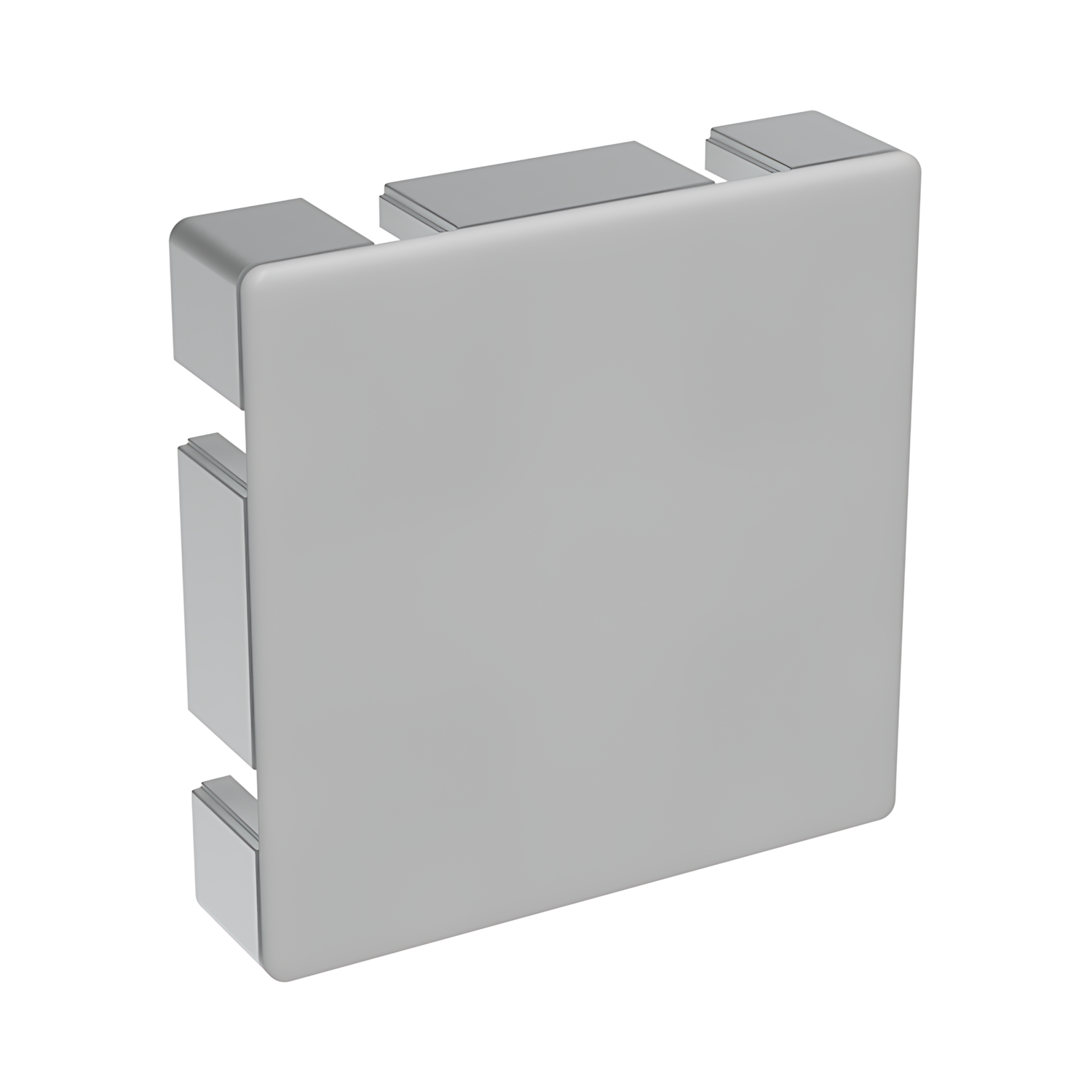 Levně Alusic Záslepka profilu BH 50-10, 100x100, šedá