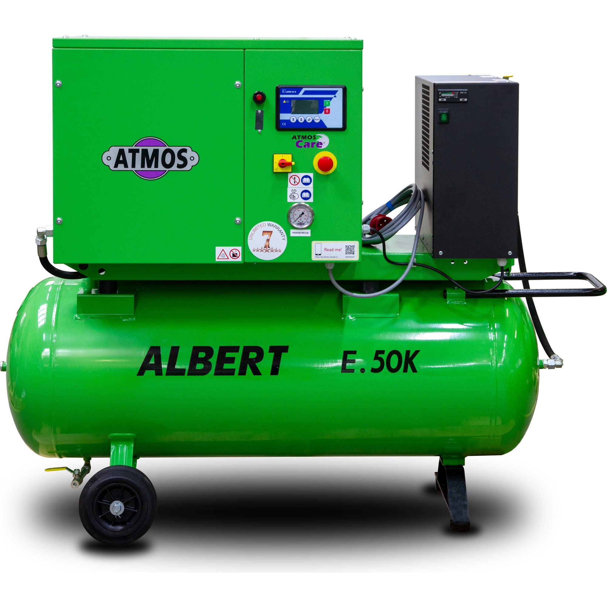 Šroubový kompresor ATMOS Albert E.50 KV