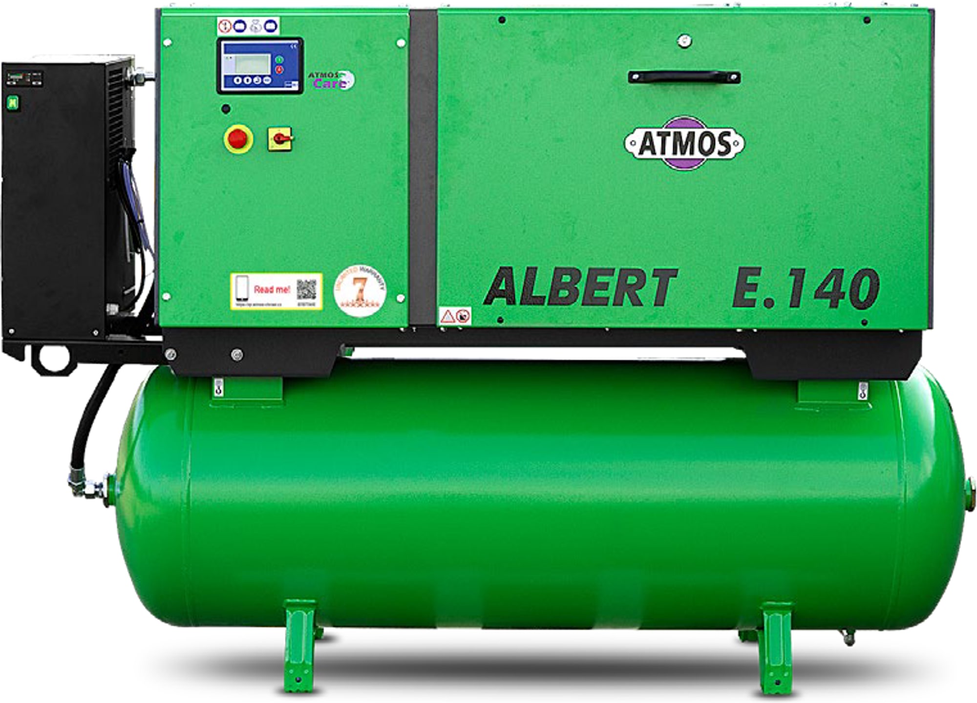 Šroubový kompresor ATMOS Albert E.170 KVS 18,5 kW 13 bar