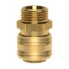 Quick couplings with external metric thread M14 x 1.5