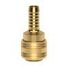 Quick coupling with barb for 6 mm hose
