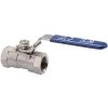 Stainless Steel Straight Ball Valve - 1/4"