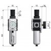 Reduktor ciśnienia z filtrem 3/4", 0,5 - 10 bar, 14 500 l/min