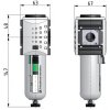 Mikrofilter Futura 3/8" - 450 l/min