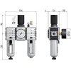Třídílné jednotky Futura 3/8", 0,1 - 2 bar, 1 600 l/min