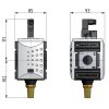 Umschaltventile - Spannung 24V DC, 3/4", 12.500 l/min