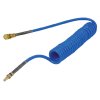 Spirálová hadice PUBM s rychlospojky 10/6,5 mm - délka 6 m