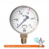 Manometer pre acetylén stranový 0/2,5 bar - 63 mm - 1/4"