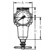 Regulátor tlaku DR 1/8", 2000 l/min, 10 bar