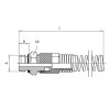 241647 2 prevlecna matice s pruzinou 10 8 mm