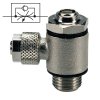 Škrtící ventil na přívodu 8/6 mm - G1/8"