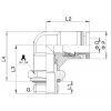 L-coupling 8 - G3/8"