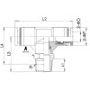 T-coupling 12 - R3/8"